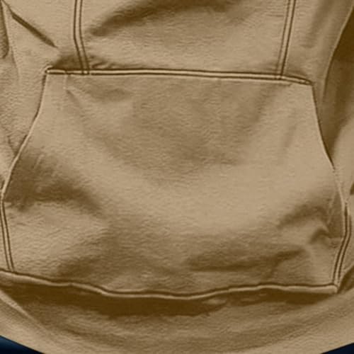 GOFULY Quarter Zip Hoodie Men Lightweight Fleece Tactical Sweatshirts Fashion Fall Daily Casual Pullover Hoodie With Pockets4