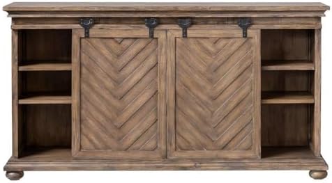 Uttermost Primalia - 62 inch Barn Door Media Console