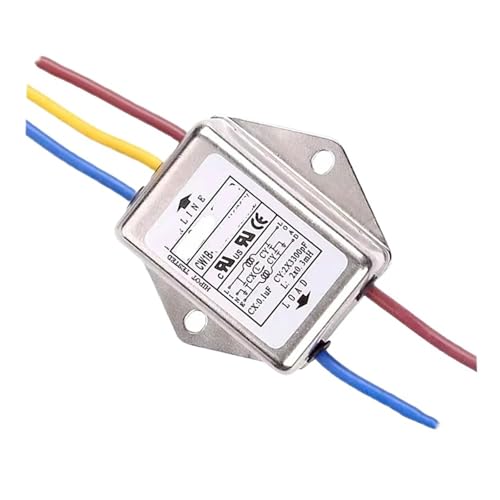 YTMJPQQJI Single-Phase Power Filter CW1B-3/6/10A-L(040) with line Audio Audio Purifier AC Interference(CW1B-10A-L(040))
