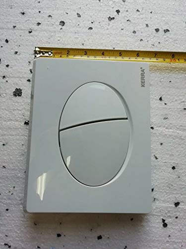 Kerra Aquamarin 2-Mengen-Betätigungsplatte K50, weiß - 7