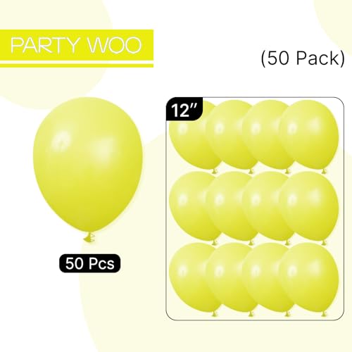 Image of PartyWoo Lime Green Balloons 50pcs Light Pastel Kelly Green Color 12 Inch