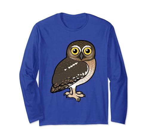 Cute Cartoon Elf Owl Birdorable Illustrated Bird Long Sleeve T-Shirt