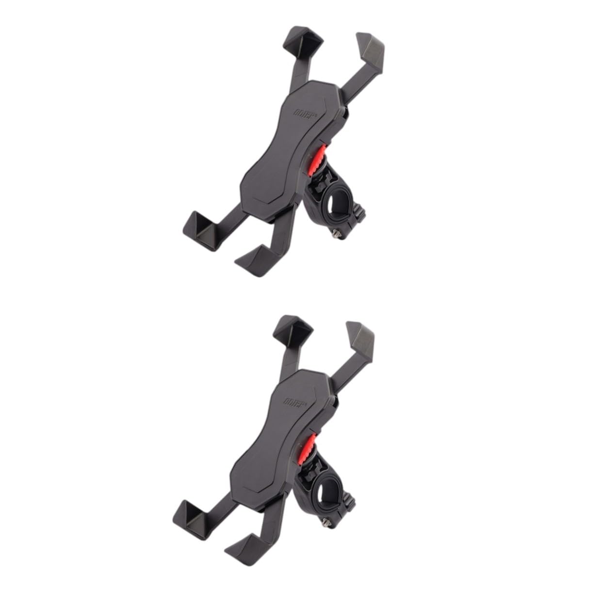 Mikikit Supporto Per Telefono Da 2 Pezzi Per Manubrio Facile Da Installare 4-6 5 Pollici Adatto Nero Gancio Solido Design Alla Moda Supporto Per Telefono Da Bicicletta