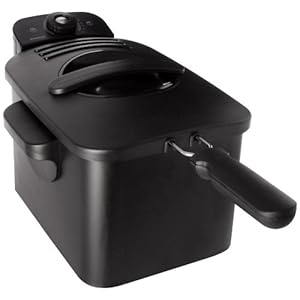 Inventum GF431B – Freidora (3 L, 2200 W, carcasa metálica), color negro