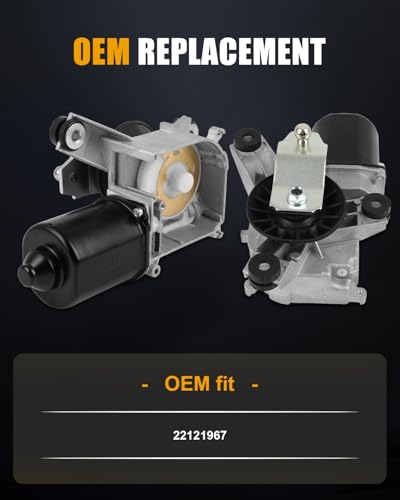 Image of ROADFAR Front Wiper Motor W /O Control Module Replacement for 1995-1997 for Chevrolet for Blazer,1994-1997 for Chevrolet for S10,1995-1997 for GMC for Jimmy 22121967 Wiper Motor 3 Pins