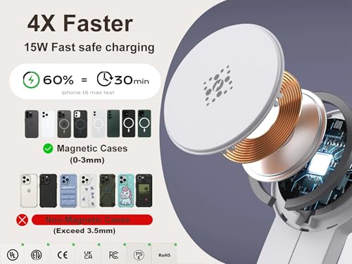 Image of LDOPTO 15W 4 in1 Fast Charger Station for iPhone, iWatch and AirPods | Charger Stand Multiple Devices for Apple - iPhone 17 16e 16 15 14 13 12 - Watch 11 10-Airpods 4 3 Pro, 35W Charger Included