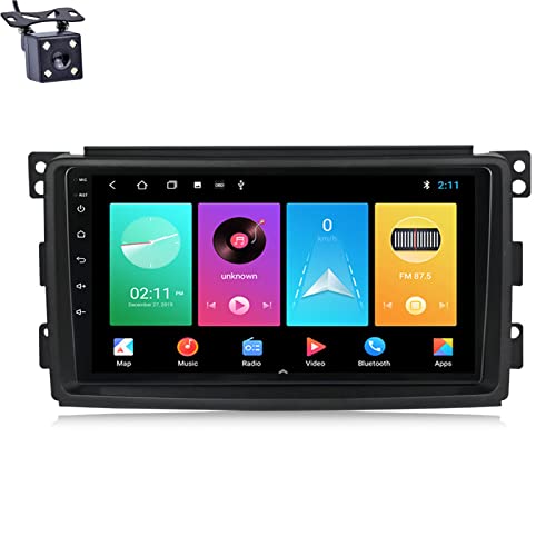 Radio Coche Bluetooth 5.1 para Smart Fortwo Viajes Urbanos con Musica RDS
