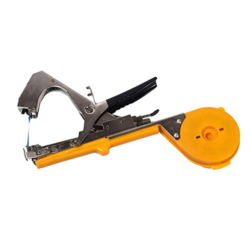 LouisaYork Plant Tying Tool, Garden Vine Tying Tape,Garden Tying Tool Vine Branch Tying Tape Tie Stapler Hand Tool,Hand Tying Machine for Fruit Flower Vegetable Vine Cucumbers