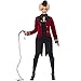 NET TOYS Atractivo Disfraz directora de Circo - Rojo Oscuro-Negro L (ES...