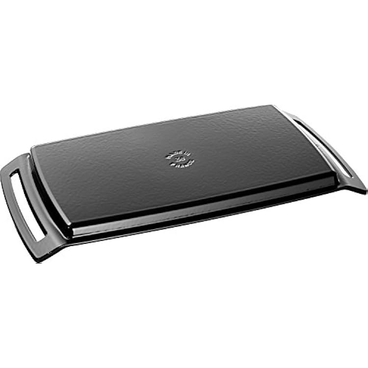 STAUB, Le Plancha Rectangular, Cast Iron, Black