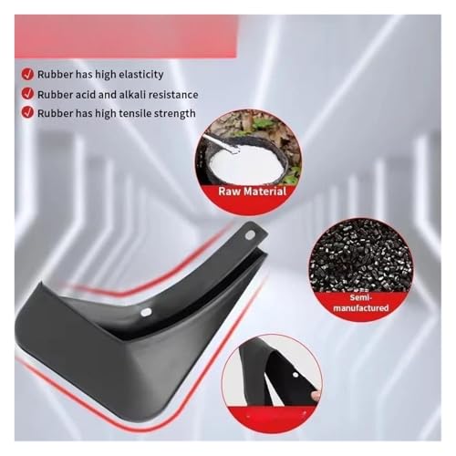 Garde-boue automobile pour Tesla Model X 2016-2022 finition premium - 6