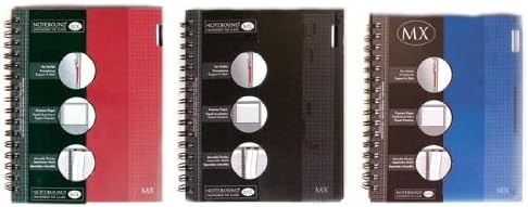 Carolina Pad Notebound MX-120 3-Subject Notebooks, 11 x 8.5 Inches, 120 Sheets Each, 6-Count, Designs May Vary (90788)