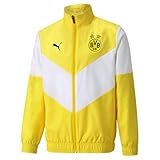 PUMA BVB Prematch Jkt Jr , Cyber Yellow , 128