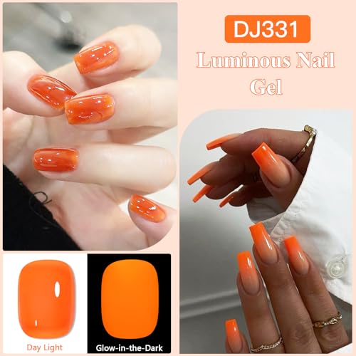 Set de 3 esmaltes de gel que brillan en la oscuridad miniatura 5
