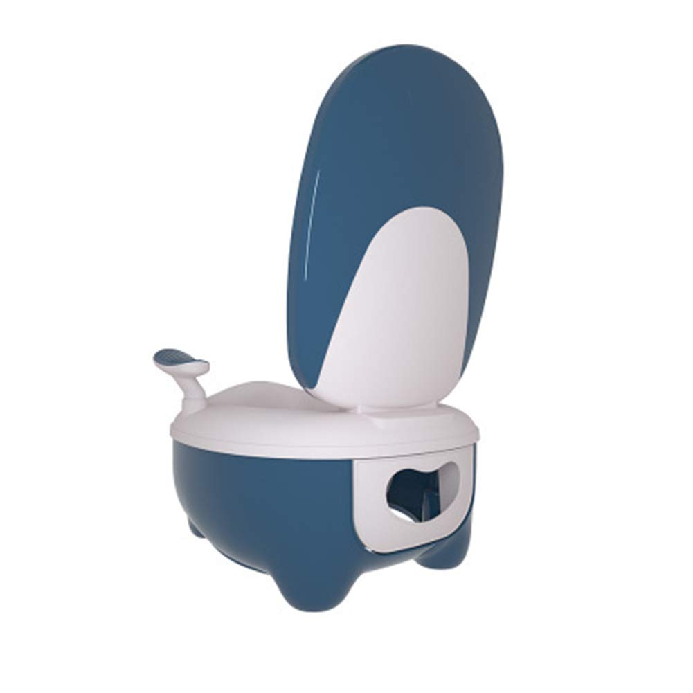 Baby Töpfchen, Kinder-Toiletten Trainingssitz, Tragbare Abnehmbare Toiletten-Pu-Kissenbasis Rutschfest, Integriertes Clamshell-Design, Geeignet für Jungen und Mädchen Im Alter Von 1-6 Jahren