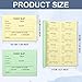 Engrowtic 800 Pcs Tardy Slip Book with Carbonless Duplicates 3.5 x 4.3 Inch Tardy Slips Per Book Form Register Copy Notebook for Student Late Arrivals Easy Removal Fold and Tear(Yellow and Green)