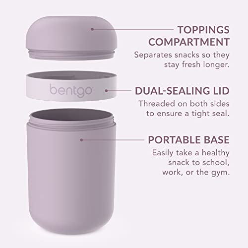 Image of Bentgo Snack Cup, Leak-Proof Snack Container with Toppings Compartment