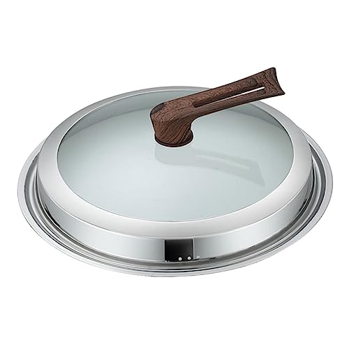 MAGICLULU cubierta de olla respiradero tapas universales para sartenes accesorios cocina accesorios de cocina cacerola sartén tapa de vidrio de la olla tapa de olla visible Acero inoxidable