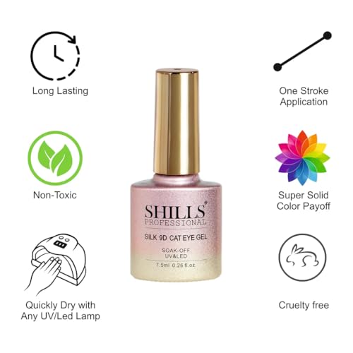 Image of Shills Professional Silk 9D cat eye Gel Polish 360