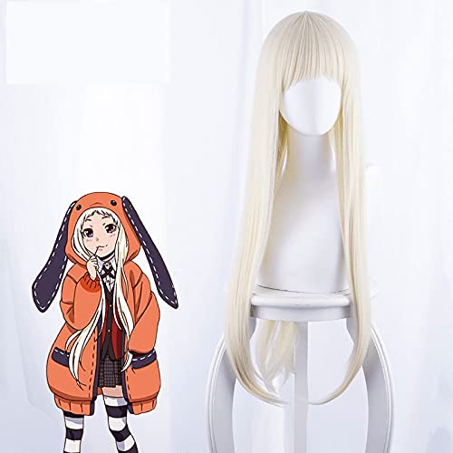 Miniatura 3 de JabrOn Anime Kakegurui Compulsive Gambler Cosplay Wigs Runa Yomozuki Ririka Momobami Cosplay Wigs Heat Resistant Synthetic Wig +Wig Cap