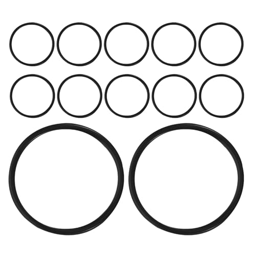 ERINGOGO Set 12 Elastici Antiurto per Supporto Microfono a Condensatore 1,3 Anelli in Gomma Ammortizzanti, Compatibili Supporti da Scrivania per Registrazione e Streaming