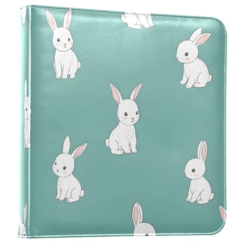 Álbum de Fotos Scrapbook DIY Autoadhesivo con Ovejitas Lindas, Carpeta de 3 Anillos, 40 Páginas 8x10 para Recuerdos miniatura 1