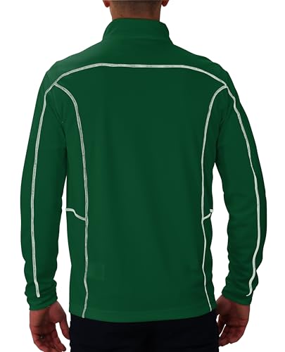 Pull Omni-Wick Shotgun fermeture éclair 1/4 homme couleur forêt taille M - 3