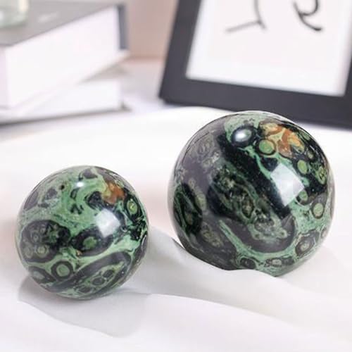 Boule de cristal en malachite naturelle pour feng shui et reiki 70-75mm