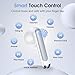 BHNYBWUL Wireless Earbuds Bluetooth Headphones 5.3 Stereo 50 Hour Playback Ear Buds with LED Display and with 4 ENC Noise Cancelling Mic Wireless Earphones, for Phone, Tablet, Laptop, Sports, White
