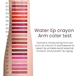 Dusty Pink Crayon Matte Lipstick Lip Liner Pencil, Moisture Smooth Lipstick Pencil, With pencil sharpener Sharpenable Lip Pencil, Ultimate Lip Crayon for Women Smudgeproof Waterproof 10# - Image 4