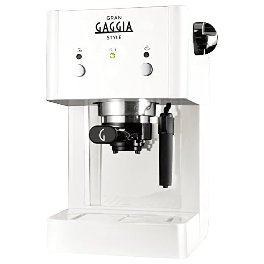 Gaggia Gran RI8423/21 - Cafetera (Independiente, Máquina espresso, 1 L, De café molido, 950 W, Blanco)