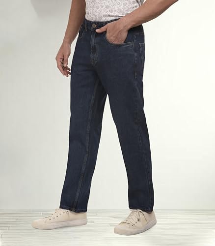 Image of i'sol Men's Loose Baggy Fit Wide Legged Jeans