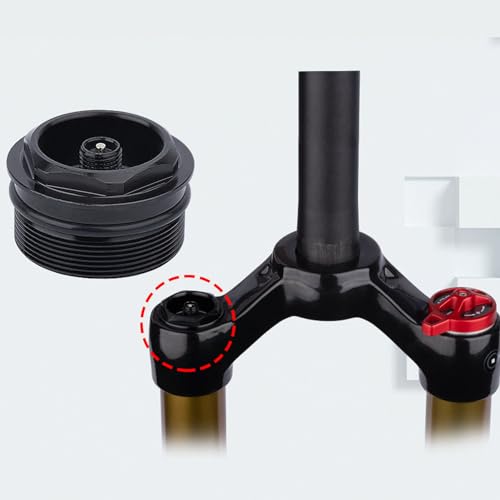 Tapa de válvula frontal para bicicleta 32 mm miniatura 6