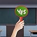 Luwecf Yes No Classroom Signs Small Group Classroom Supplies,Handheld,Reusable,Voting Board Yes No Signs Paddle Student Supplies