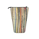 ✏【Einfach zu bedienen】Der Premium-Metall-Reißverschluss lässt sich leicht öffnen und schließen. Bietet mehr Sicherheit und festen Schutz. 1. Falten Sie es als Stiftehalter. 2. Entfalten Sie es als Federmäppchen. Ideal für die Aufbewahrung einer Vielzahl von Kunstgegenständen, Stiften, Bleistiften und anderen kleinen Dingen und ein ideales Geschenk für Schriftsteller, Freunde und Studenten.