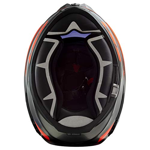 Ls2 Helmets Challenger Gt Cannon Full Face Street Helmet (Jean Fluo Orange - Medium) #TOP5