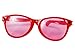 Produktbild Alsino Partybrille Jumbo XXL Brille Karneval Hippiebrille Rund Fasching Riesenbrille, wählen:Jumbo Brille rot 00536