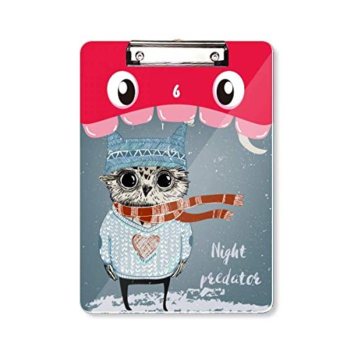 Porte-bloc croquis hibou A4 : fixez vos feuilles et dessinez stable partout