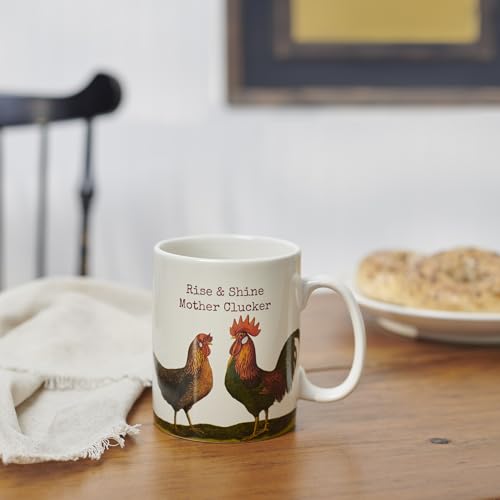 Taza de café Stoneware 18oz diseño Rise & Shine miniatura 4