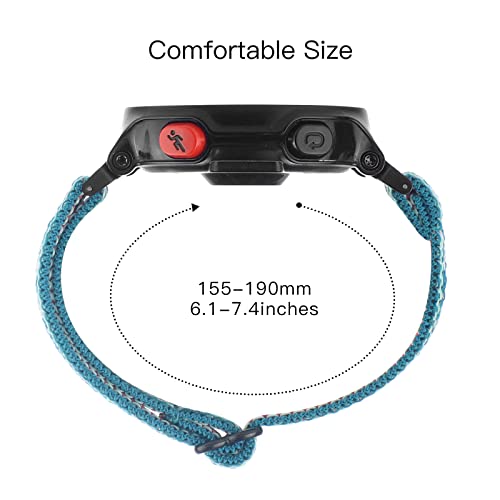 Correa elástica ajustable de nylon para reloj Garmin miniatura 6