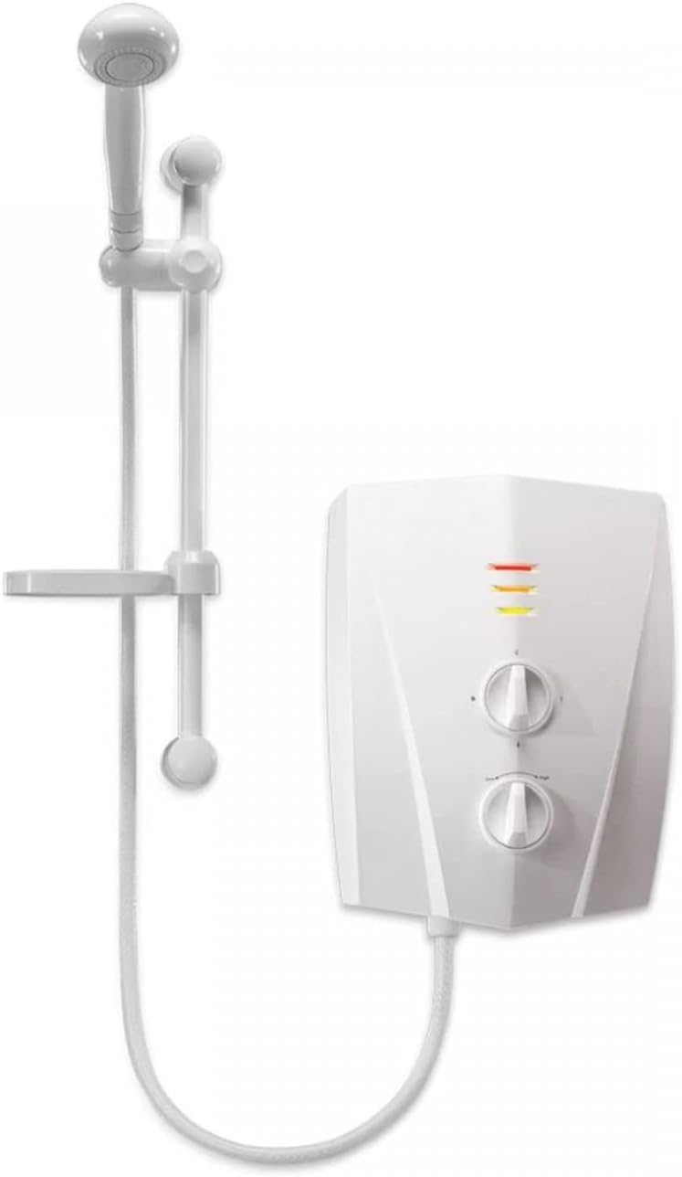 Veito V1290 Electric Shower, 9 kW, White