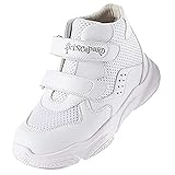 Orthopedic Shoes for Kids and Toddlers,Children's Corrective Sneakers with Ankle Support and Anti-Slip Soles for Boys and Girls'Flat Feet or Tiptoe Walking White
