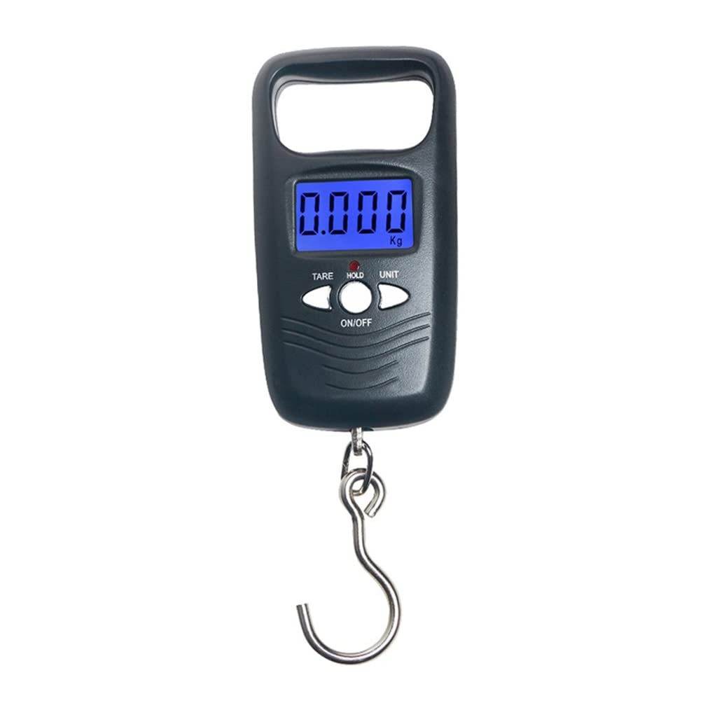 Bilancia da sospensione del gancio della digitale 50kg portatile LCD ABS. Equilibrio di pesca bagaglio appeso