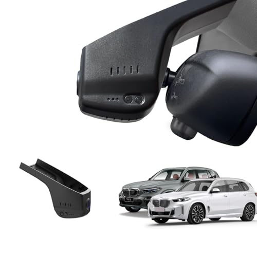 BMW Dash Cam for Gen3 G01 X3, 3-Series Gen7 G20 G21 G28, 4K Dash Camera, OEM Style, No Visible Wires, Night Vision, WiFi&APP, Parking Mode, Plug and Play, Breeze Installation, 64GB Card
