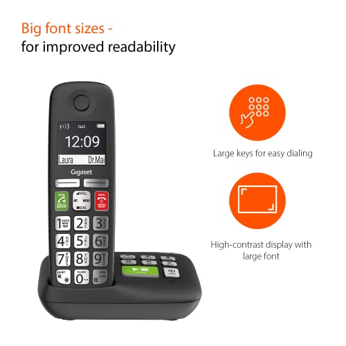 Gigaset A5B00101053977 E295A – Cordless Big Button Phone thumb #2