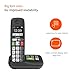 Gigaset E295A – Cordless Big Button Phone – Made in Germany – Big 2” Display – Extra Large Keys and Easy Usability – Call-Blocker – Phonebook up to 100 Contacts, Black