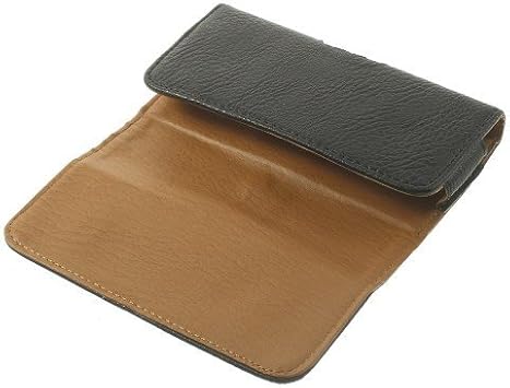 Case belt clip synthetic leather horizontal premium for > BLACKBERRY TORCH 9860 > Black