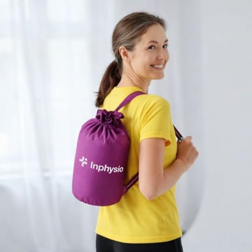 Inphysio - Kit d'Acupression avec Tapis et Coussin de Massage – Relaxation Musculaire, Soulagement du Dos et du Cou, Réduction de la Tension, Bien-Être Général, Hypoallergénique, Prune – Image 5