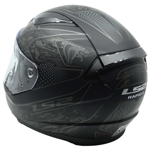 Image of LS2 Helmets Rapid II Full Face Motorcycle Helmet (Dreamcatcher Chameleon /White - X-Small)