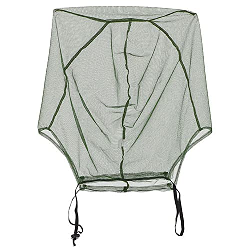 SimidunEUR Moustiquitaire de Tête, Voil de Chapeau, Voil de Casquette, Filet insectifuge, Filet Anti-moustiques pour l'Extérieur Pêche Camping Randonnée Pêche Escalade Apiculture,Vert Cover